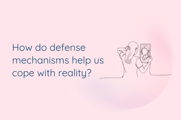 person looking at a mirror and reflecting, how do defenses help us cope with reality